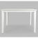 Simplicity 54" Counter Height Dining Table in Paperwhite Finish